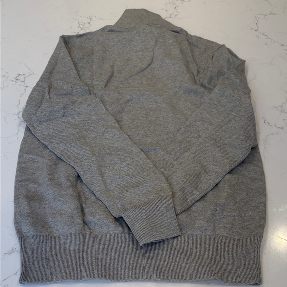J. Crew Men's Zip Up Sweater in Light Gray - Picture 4 of 6